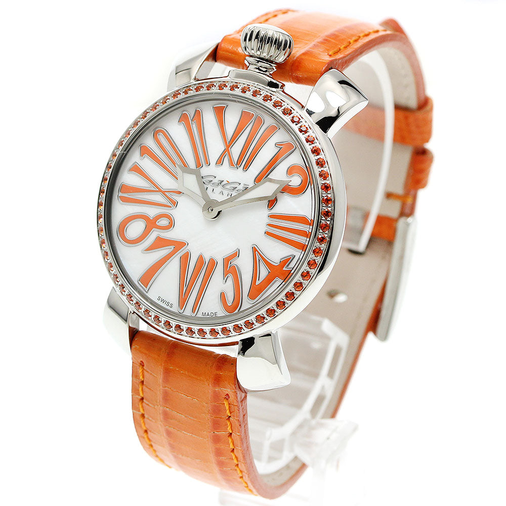 GaGa MILANO Manuale35MM 6025.05 white Dial Quartz Ladies Watch_947066