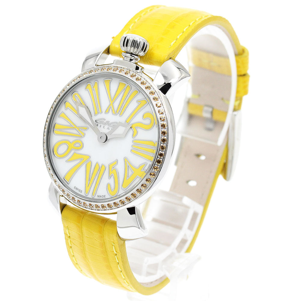 GaGa MILANO Manuale35MM 6025.06 White shell Dial Quartz Ladies Watch_947068