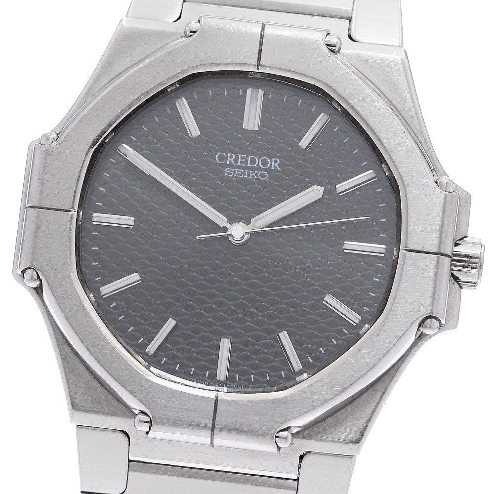 SEIKO CREDOR 9461-5000/KZT028 Twin Quartz gray Dial Quartz Men's Watch_947072