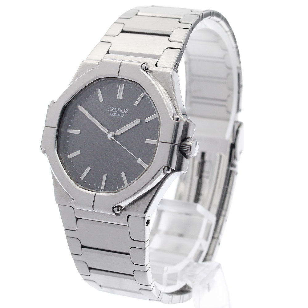 SEIKO CREDOR 9461-5000/KZT028 Twin Quartz gray Dial Quartz Men's Watch_947072