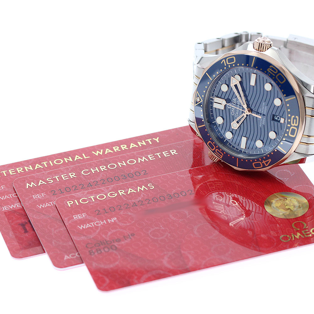 OMEGA Seamaster Diver 300M 210.22.42.20.03.002 Date blue Dial Automatic Men's Watch_947073