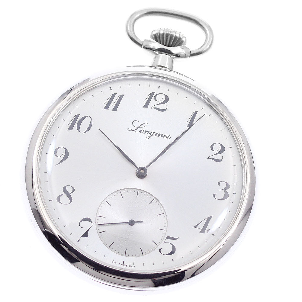 LONGINES Pocket watch Small Seconds L878.4 Silver Dial Hand Winding Men's Pocket watch_947086