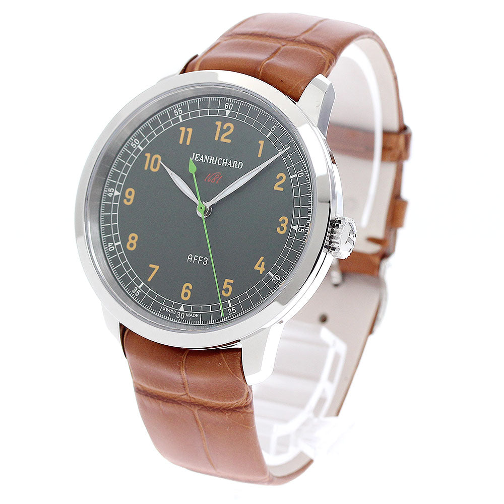 JEANRICHARD 1681 Rondo AFF3 60300-11-A11-AAP khaki Dial Automatic Men's Watch_947103
