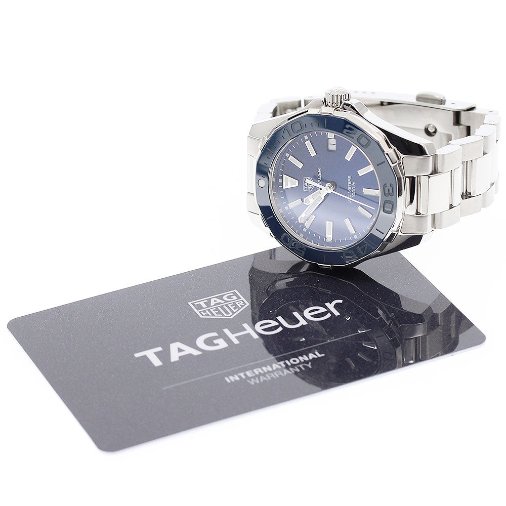 TAG HEUER Aqua racer WAY131S Date Blue shell Dial Quartz Ladies Watch_947120