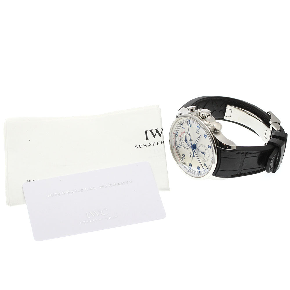 IWC SCHAFFHAUSEN Portugese Yacht Club IW390216 Ocean Racer Chronograph Silver Dial Automatic Men's Watch_947141
