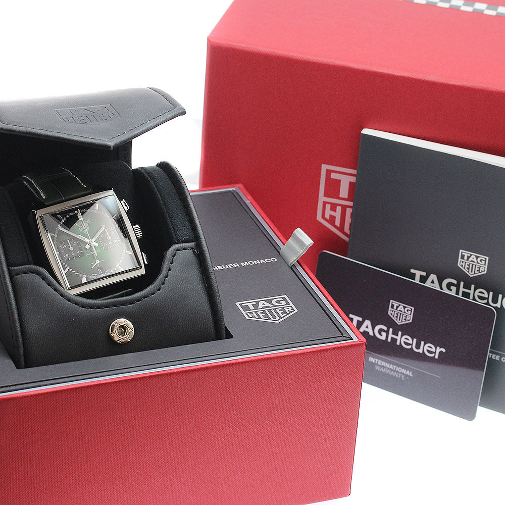 TAG HEUER Monaco Caliber Heuer 02 CBL2116.FC6497 Limited edition green Dial Automatic Men's Watch_947147