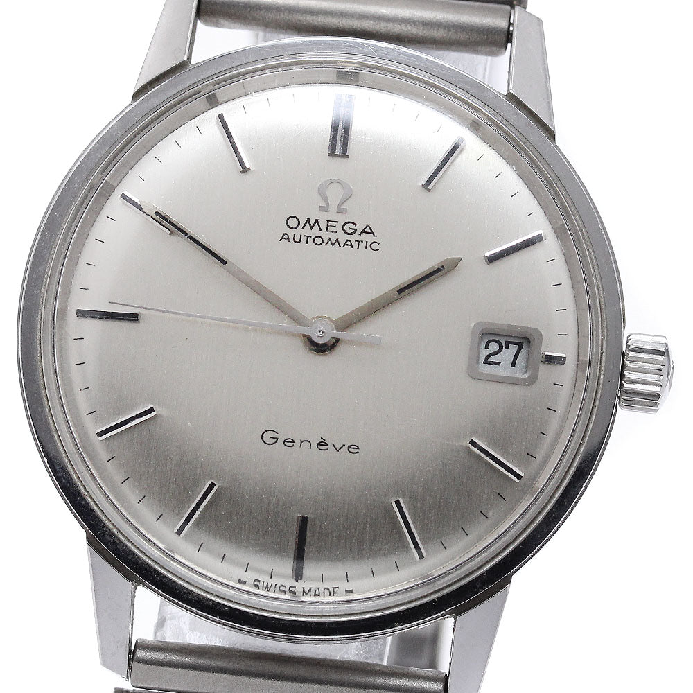 OMEGA Geneve 166.037 Date Cal.565 Silver Dial Automatic Men's Watch_947148