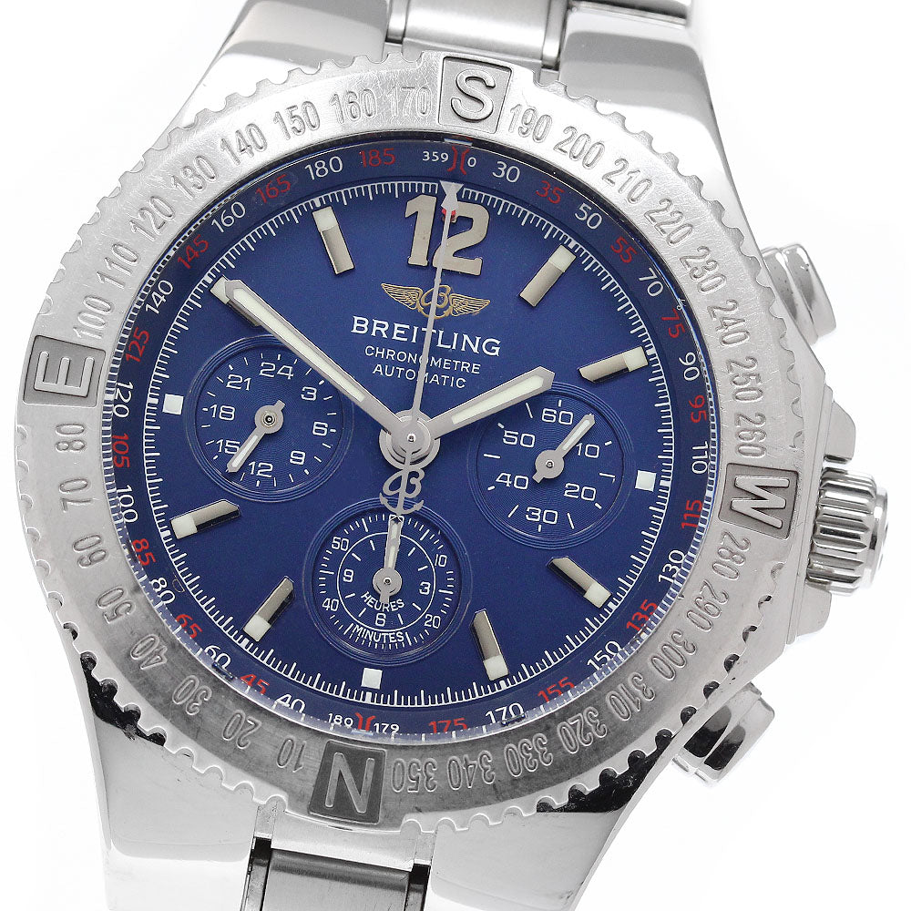 BREITLING Hercules A39362 Chronograph Navy Dial Automatic Men's Watch_947200