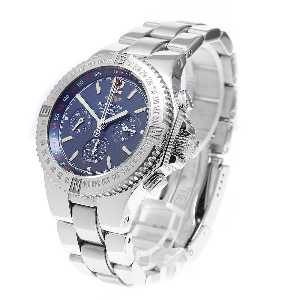 BREITLING Hercules A39362 Chronograph Navy Dial Automatic Men's Watch_947200