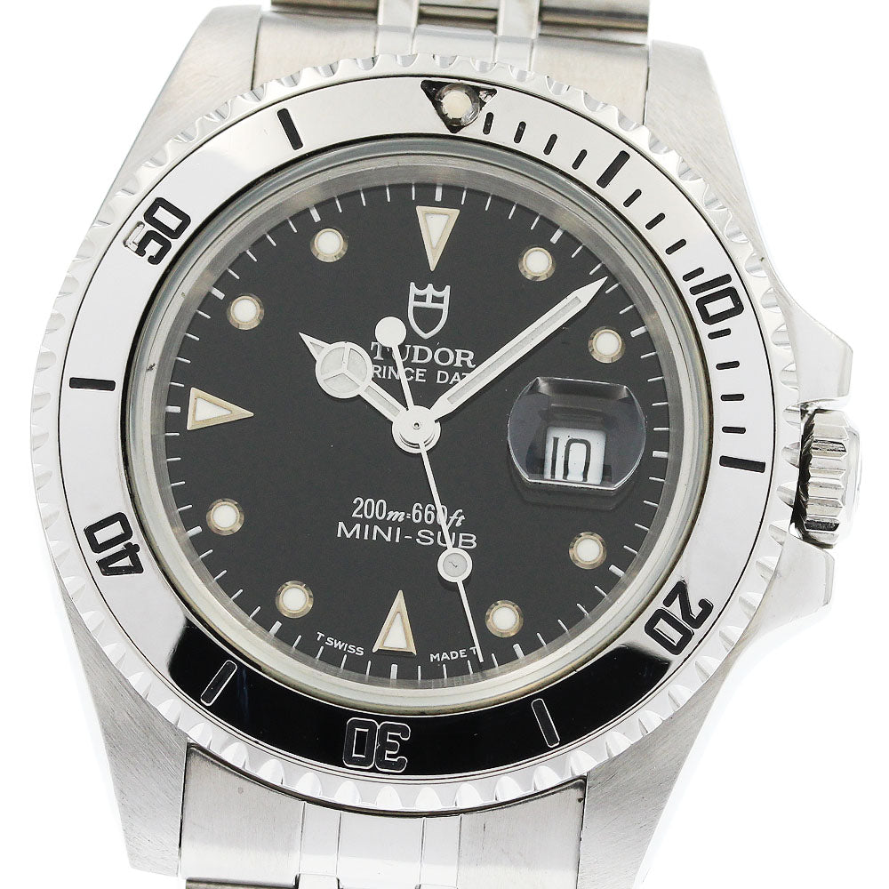 TUDOR Prince Date Mini Sub 73190 Black Dial Automatic Boy's Watch_947205