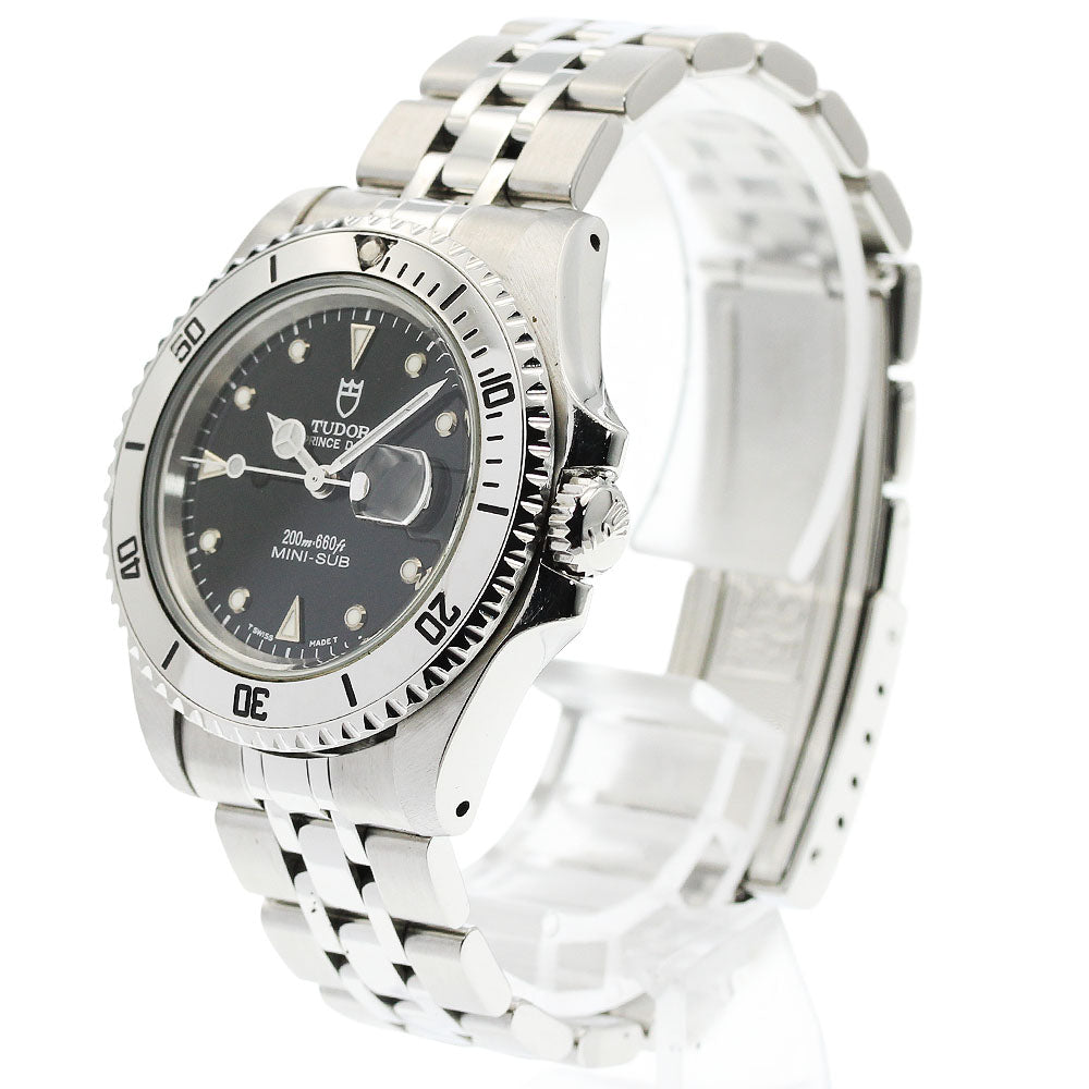 TUDOR Prince Date Mini Sub 73190 Black Dial Automatic Boy's Watch_947205
