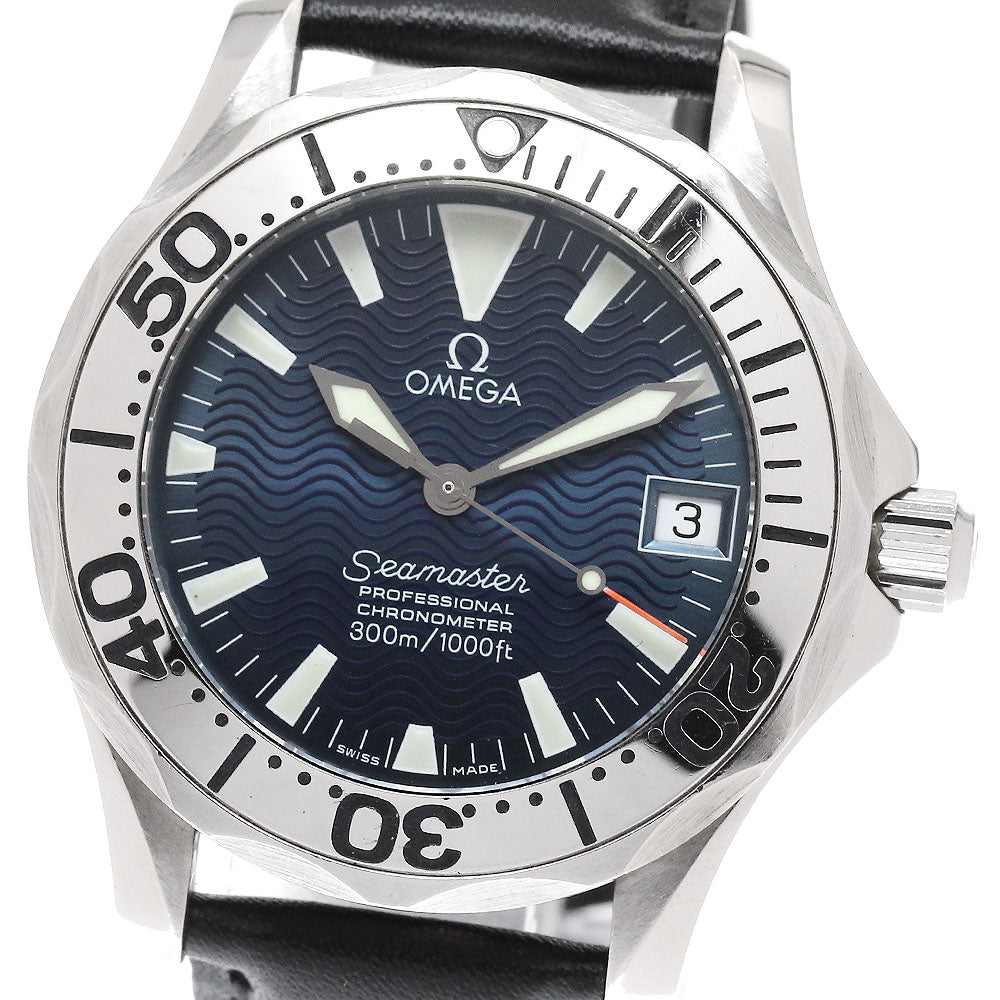 OMEGA Seamaster300 2253.80 Date blue Dial Automatic Boy's Watch_947206
