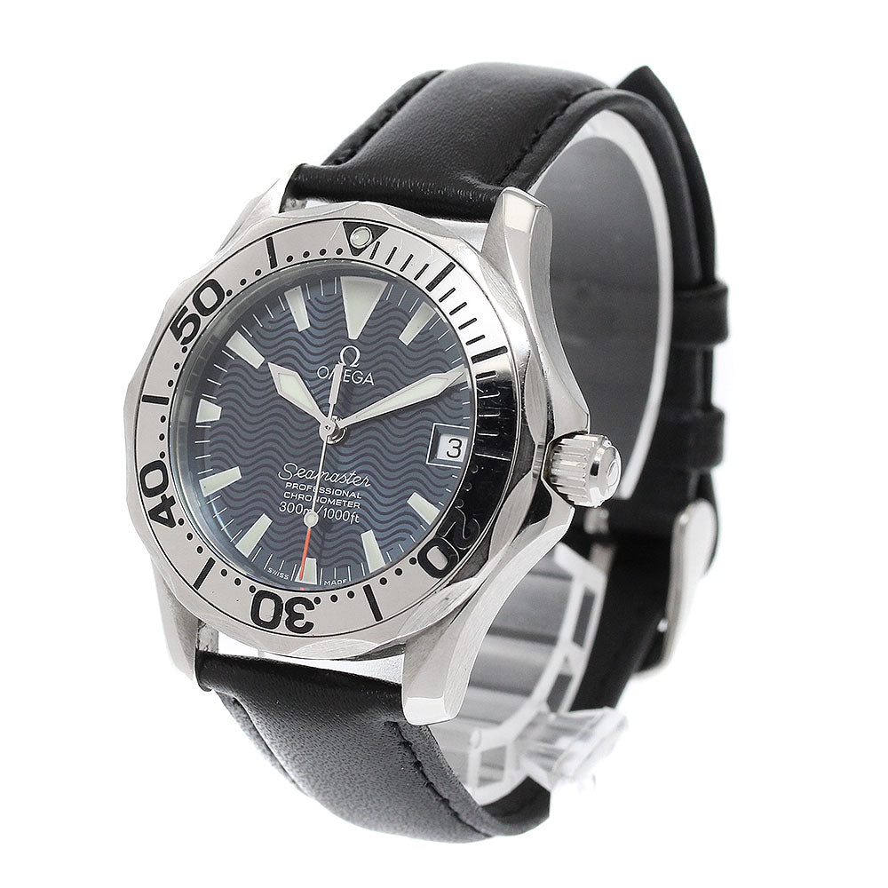 OMEGA Seamaster300 2253.80 Date blue Dial Automatic Boy's Watch_947206