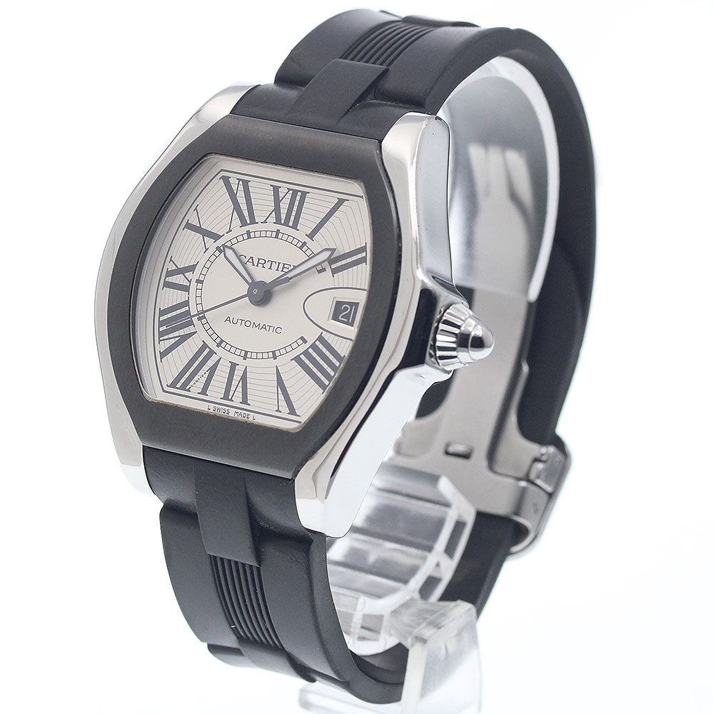 CARTIER Roadster S LM W6206018 Date Silver Dial Automatic Men's Watch_947219
