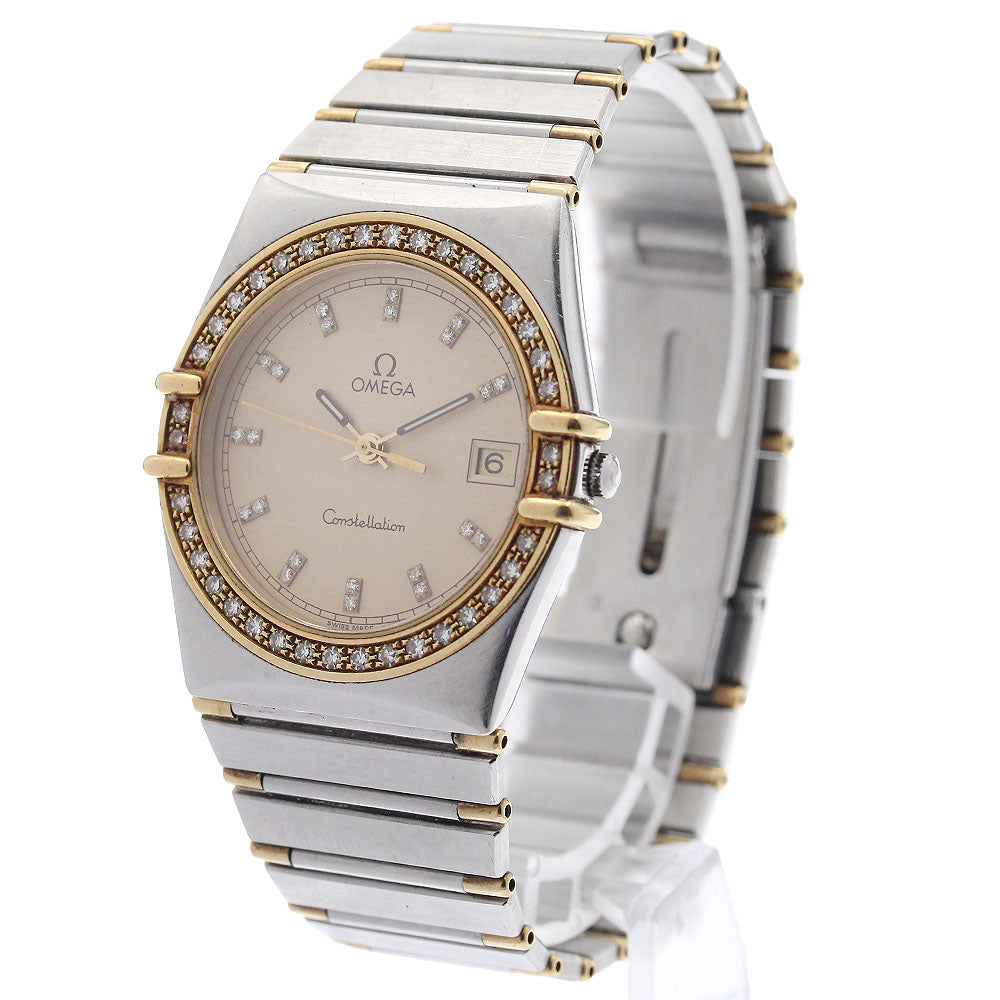 OMEGA Constellation diamond bezel index diamond gold Dial Quartz Men's_947220