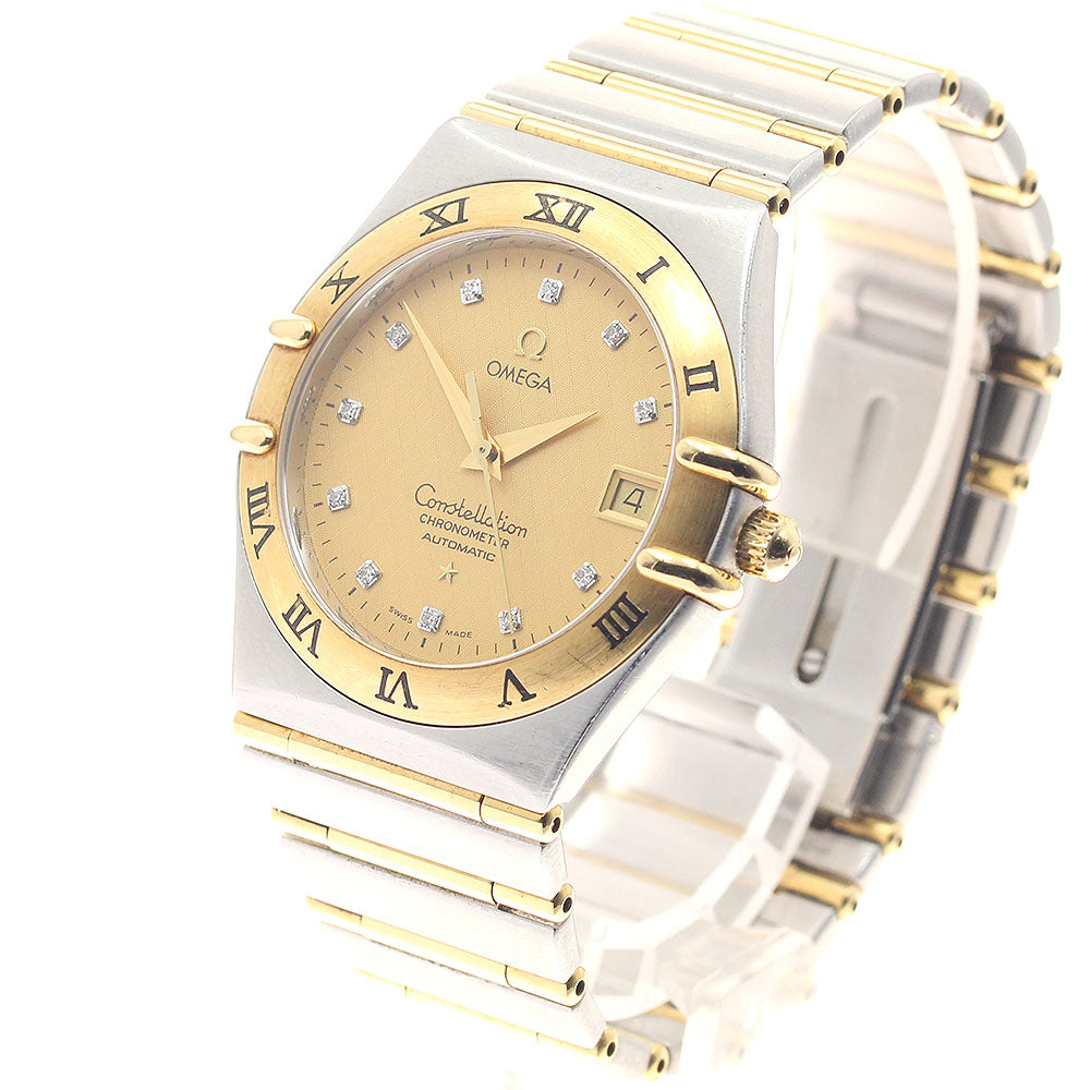 OMEGA Constellation 1202.15 YG2 tone 11P diamond full bar Automatic Men's_947225
