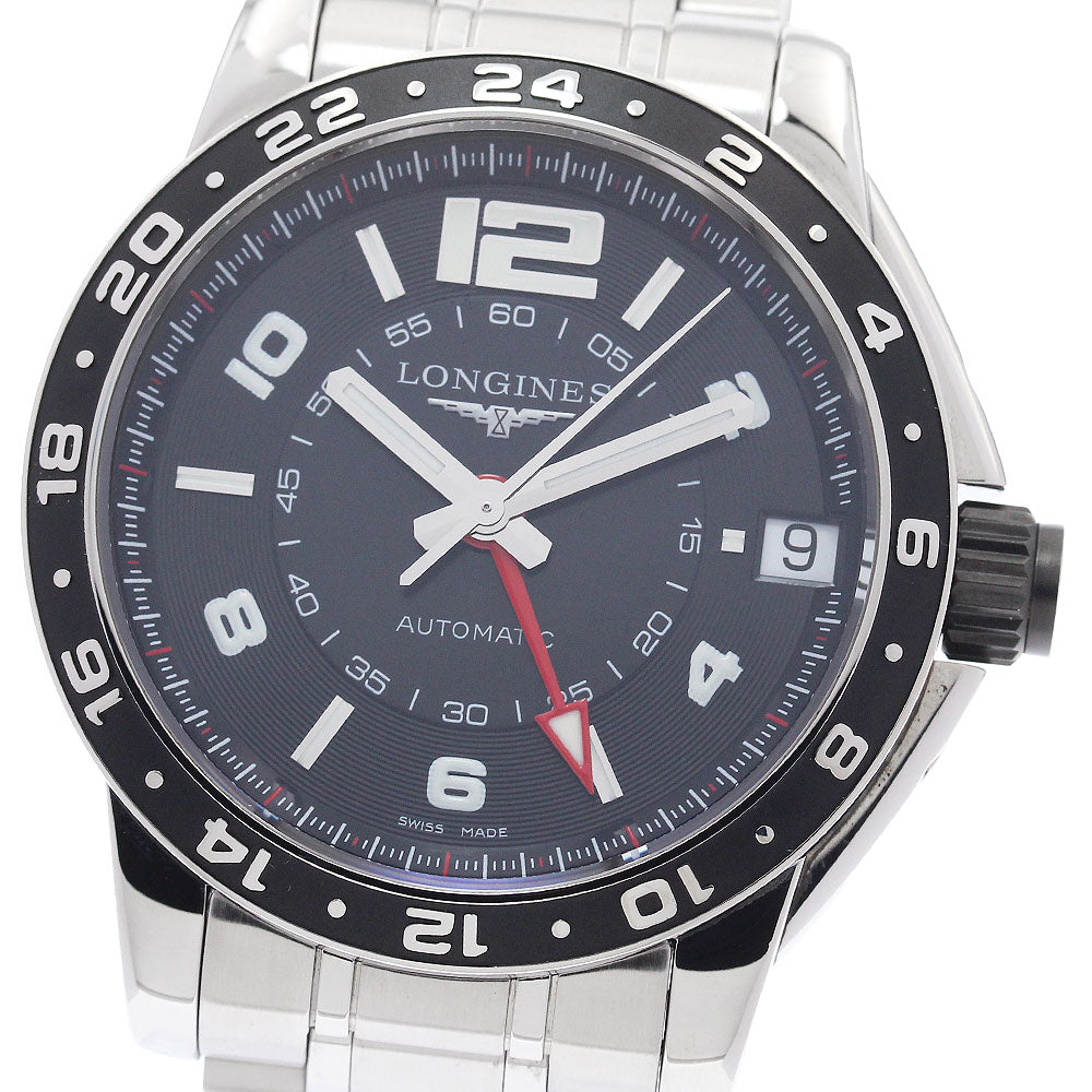LONGINES Admiral L3.668.4 GMT date black Dial Automatic Men's Watch_947245
