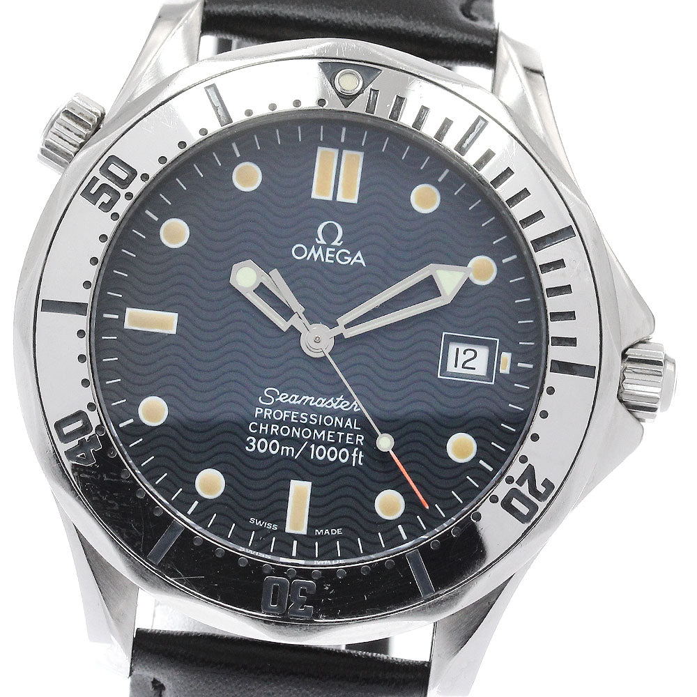 OMEGA Seamaster300 2532.80 Date Navy Dial Automatic Men's Watch_947257