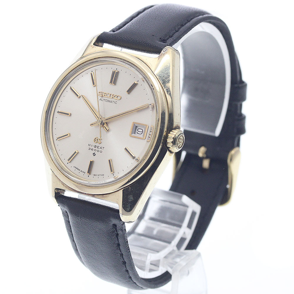 SEIKO Grand Seiko 6145-8000 Date Silver Dial Automatic Men's Watch_947279