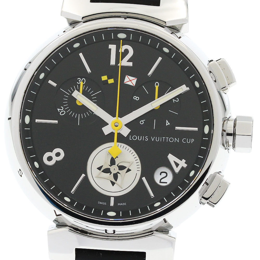 LOUIS VUITTON Tambour GM Lovely Cup Q11BG Chronograph Quartz Men's Watch_947298