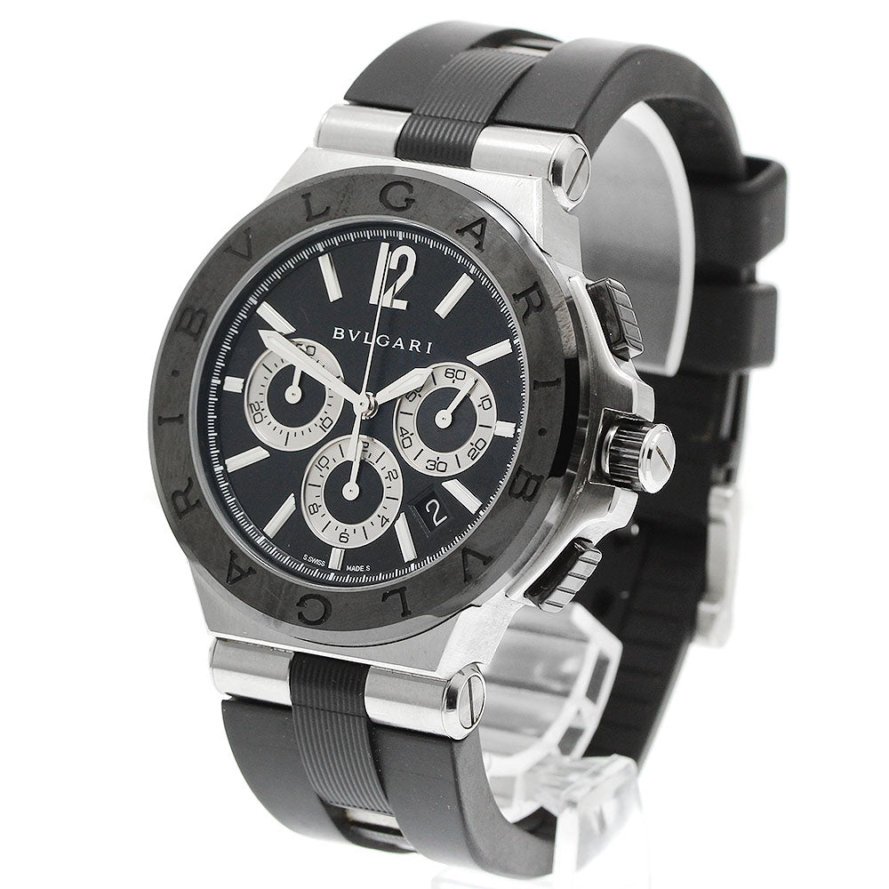 BVLGARI Diagono ceramic DG42SCCH Chronograph Automatic Men's Watch_947303