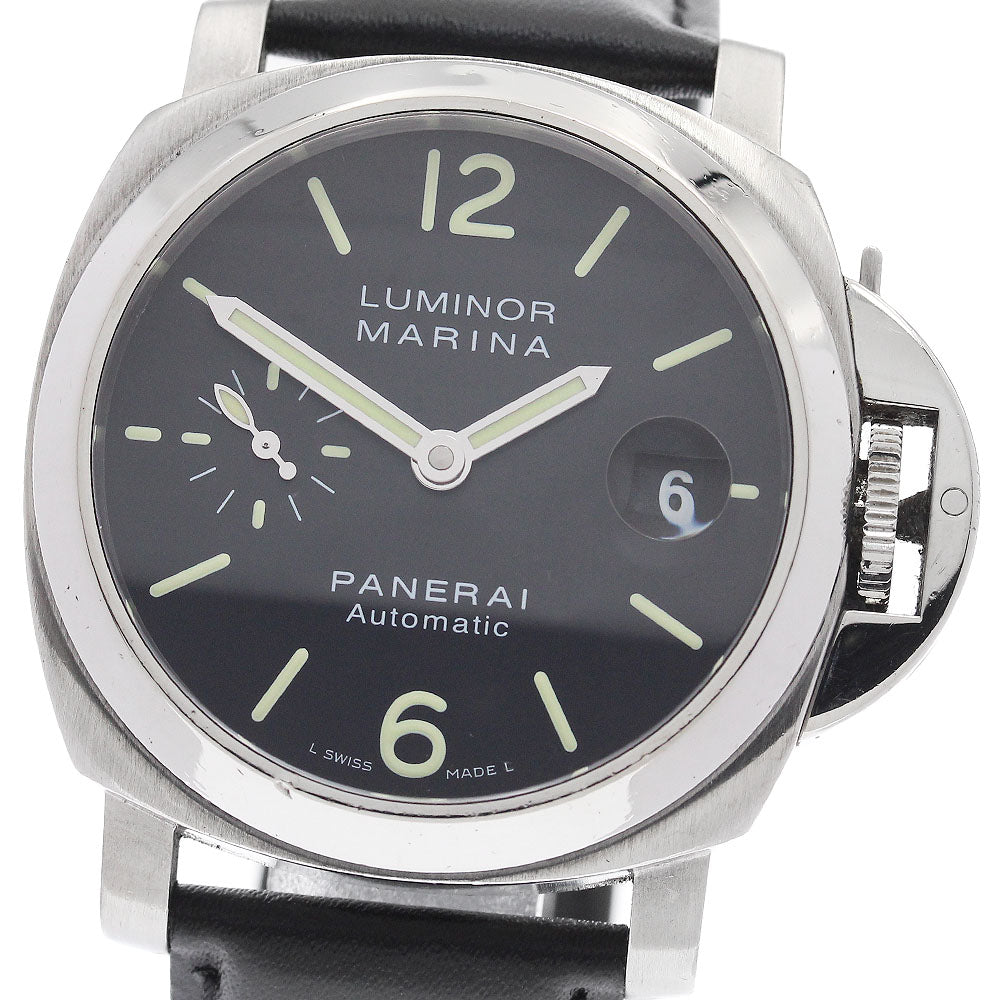 PANERAI Luminor Marina PAM00048 Small Second Date Automatic Men's Watch_947323