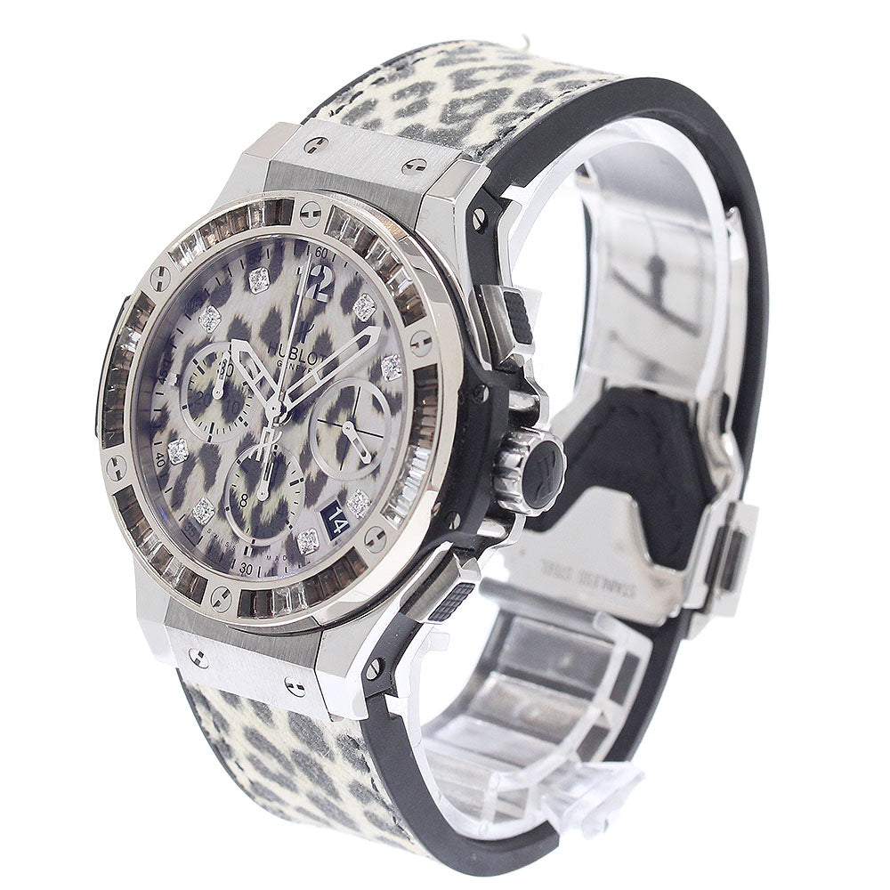 HUBLOT big bang snow leopard 341.SX.7717.NR.1977 Limited K18WG AT Men's_947324