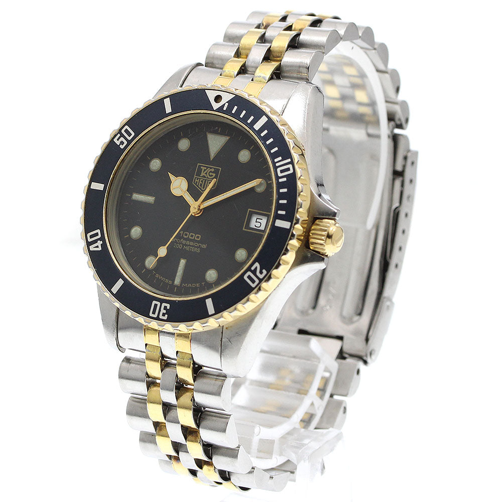 TAG HEUER 1000 Professional 980.020N Date black Dial Quartz Men's Watch_947410