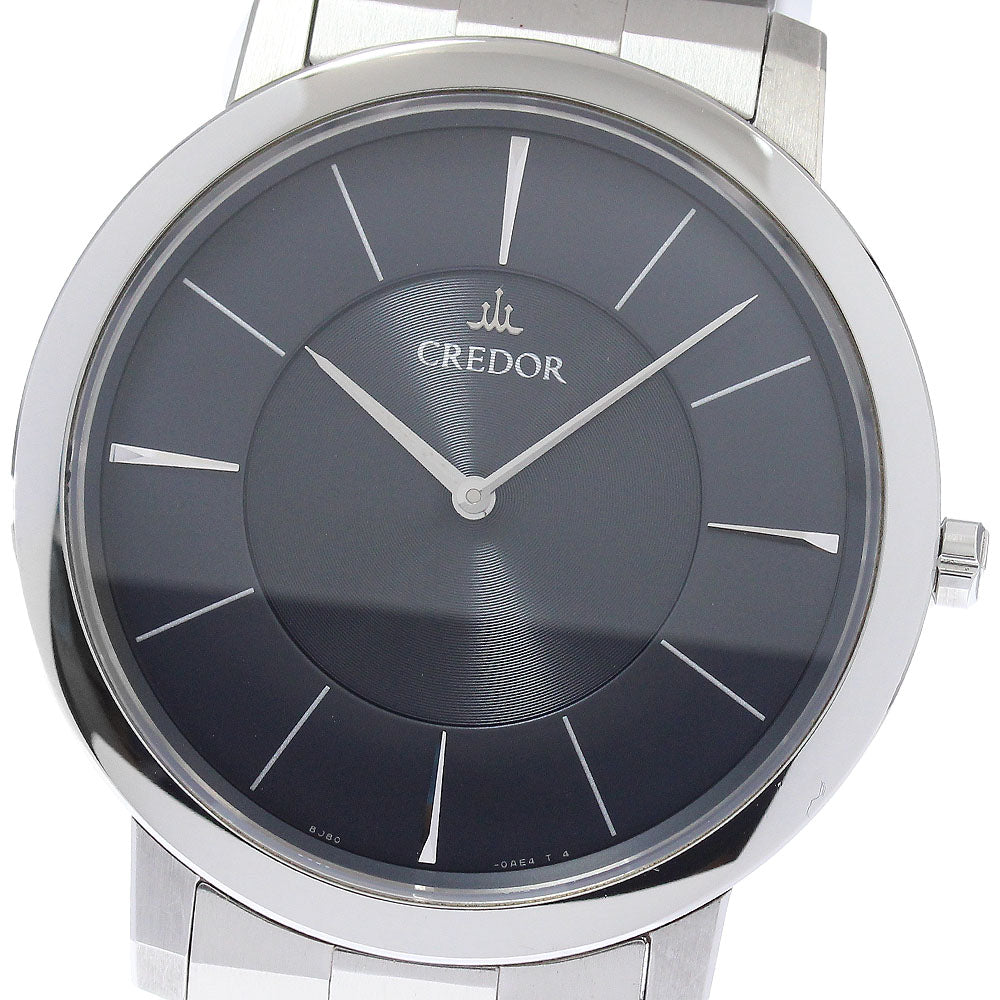 SEIKO CREDOR node GCAT995/8J80-0AD0 black Dial Quartz Men's Watch_947427