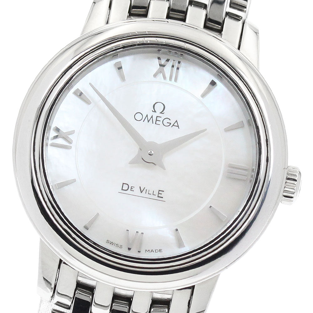 OMEGA De Ville Prestige 424.10.24.60.05.001 Shell dial White shell Dial Quartz Ladies Watch_947432