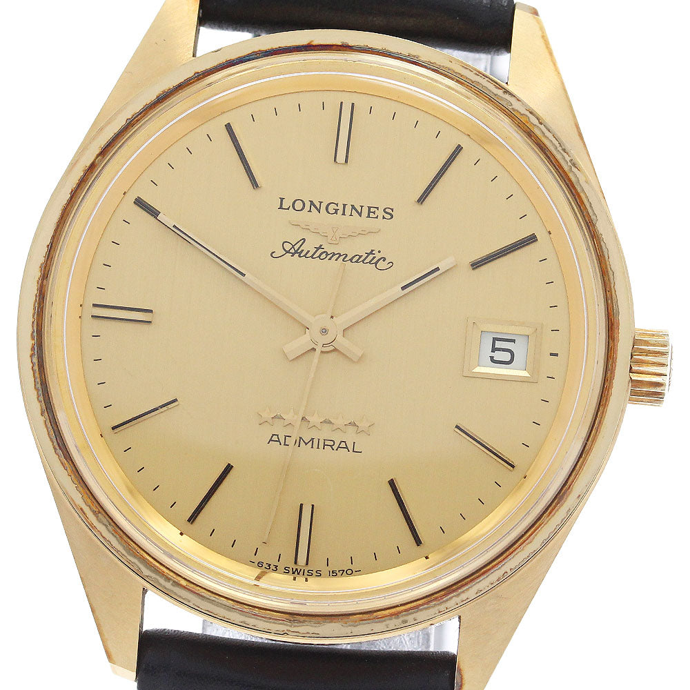 LONGINES Admiral cal.L633.1 Date gold Dial Automatic Men's Watch_947437