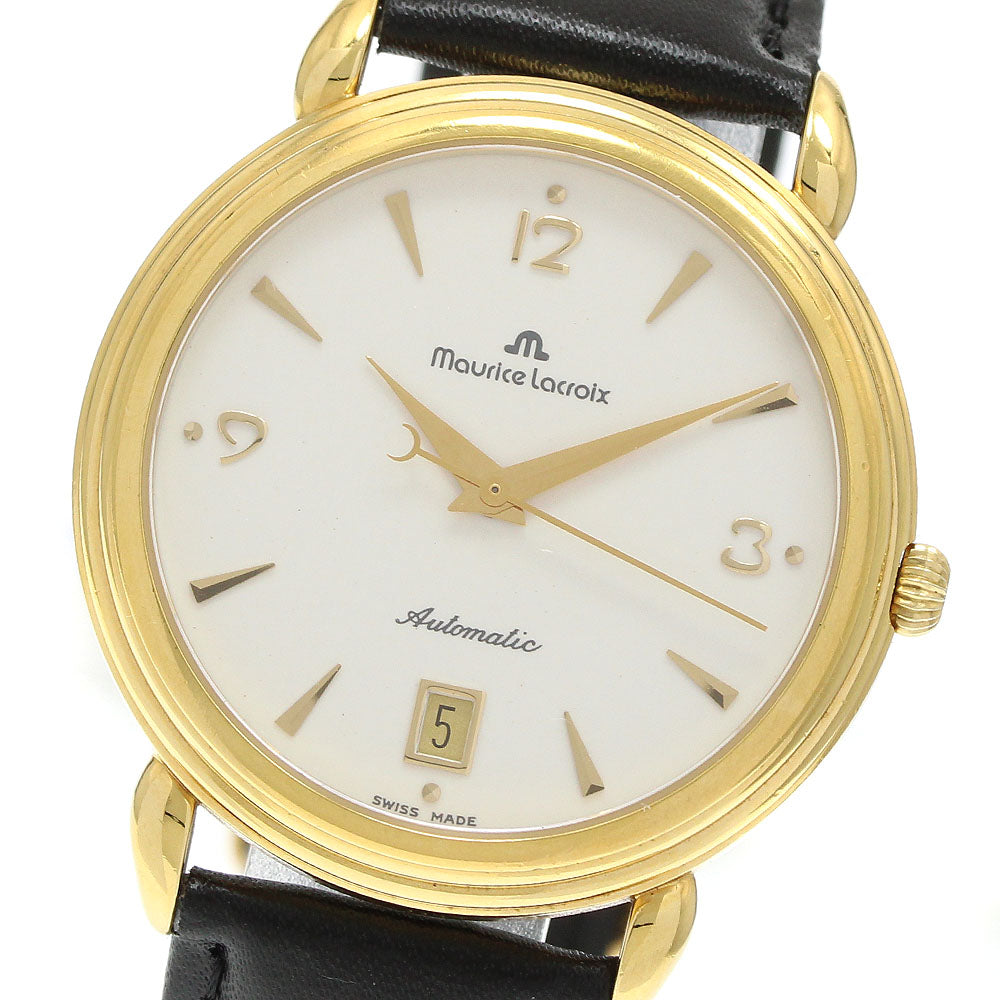 MAURICE LACROIX 13111 Date white Dial Automatic Men's Watch_947451
