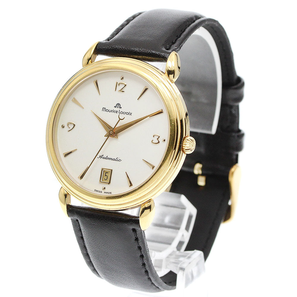 MAURICE LACROIX 13111 Date white Dial Automatic Men's Watch_947451