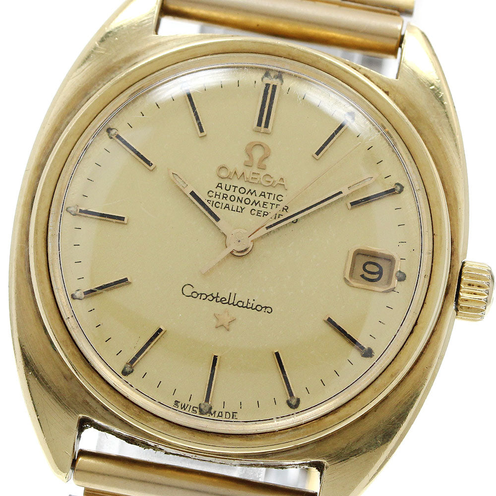 OMEGA Constellation CD168.017SP Date Cal.564 gold Dial Automatic Men's_947452