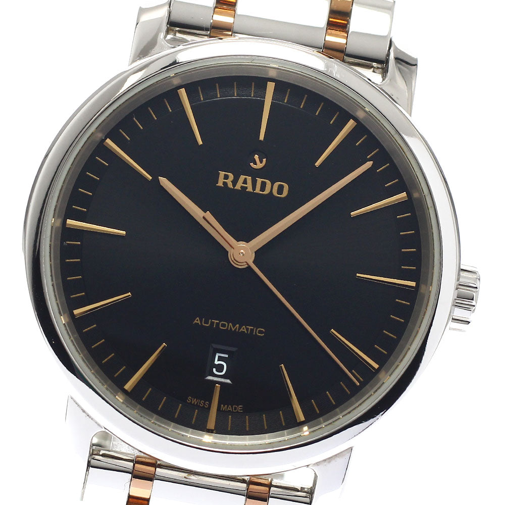 RADO DiaMaster XL R14077163 Date black Dial Automatic Men's Watch_947455