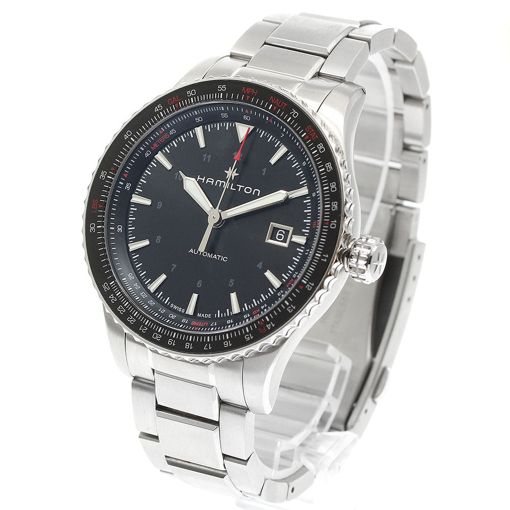 HAMILTON Khaki aviation H766150 Date black Dial Automatic Men's Watch_947473