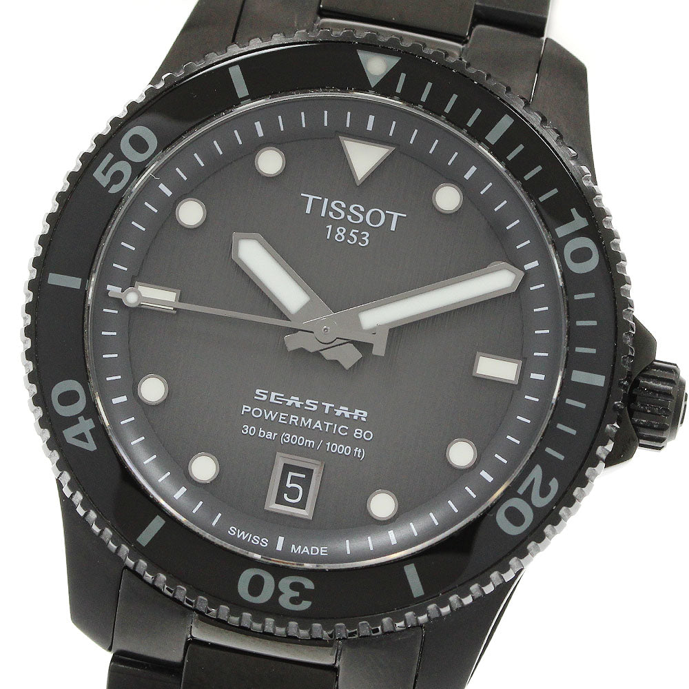 TISSOT Sea star 1000 T120.807.33.051.00 Date gray Dial Automatic Men's_947475