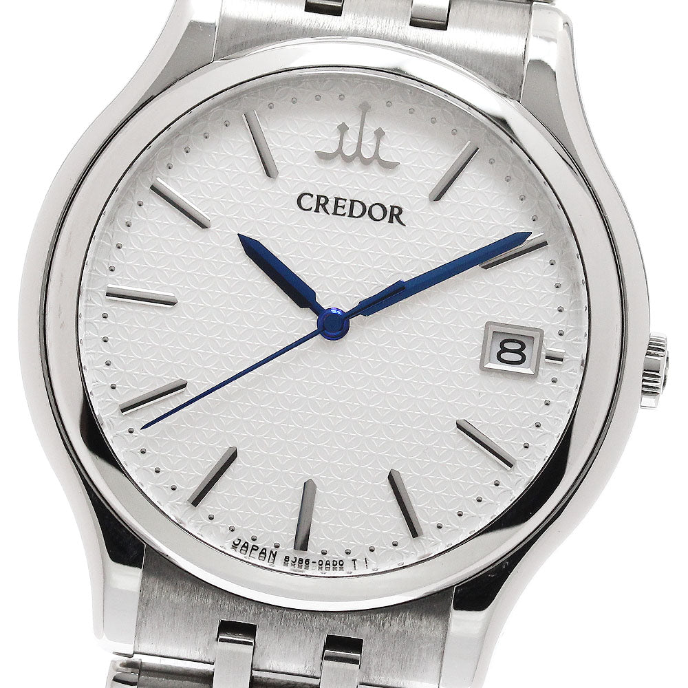 SEIKO CREDOR SIGNO GCAZ057/8J86-7A00 White Dial Quartz Men's Watch_947479