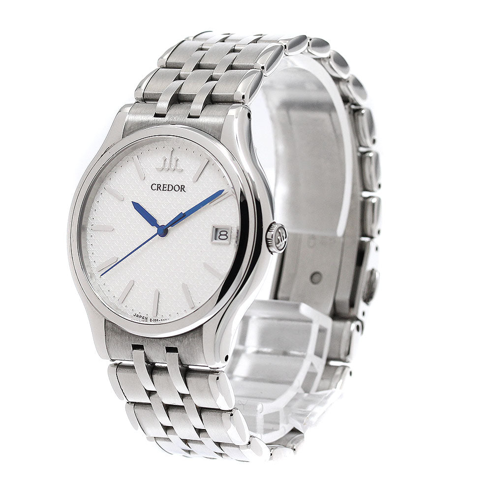 SEIKO CREDOR SIGNO GCAZ057/8J86-7A00 White Dial Quartz Men's Watch_947479