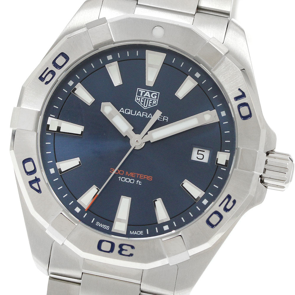 TAG HEUER Aqua racer WBD1112 Date Navy Dial Quartz Men's Watch_947484