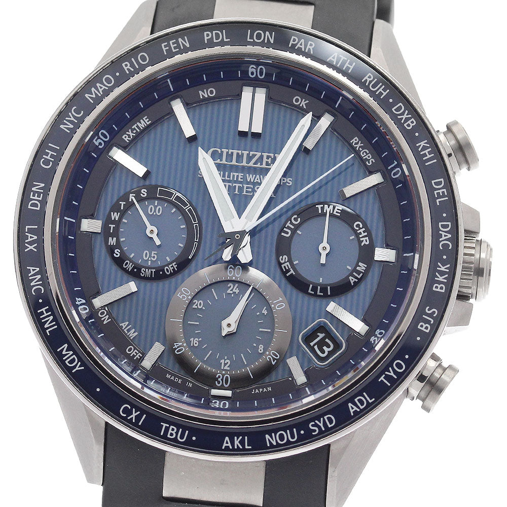 CITIZEN Attesa ACT Line CC4050-18L/F950-0029S02 Solar Powered Radio Men's_947488