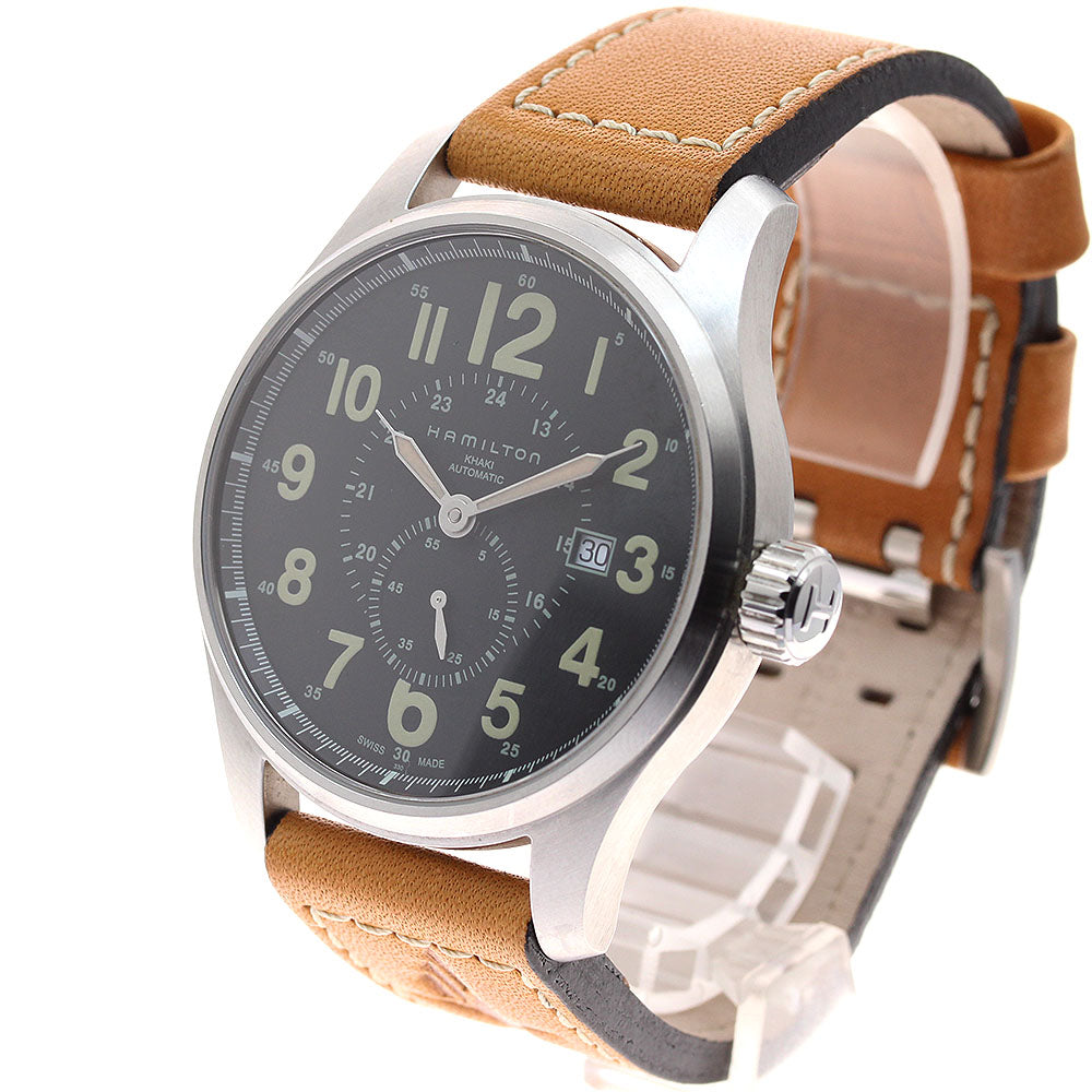 HAMILTON Khaki Field Officer H706550 Black Dial Automatic Men's Watch_947495