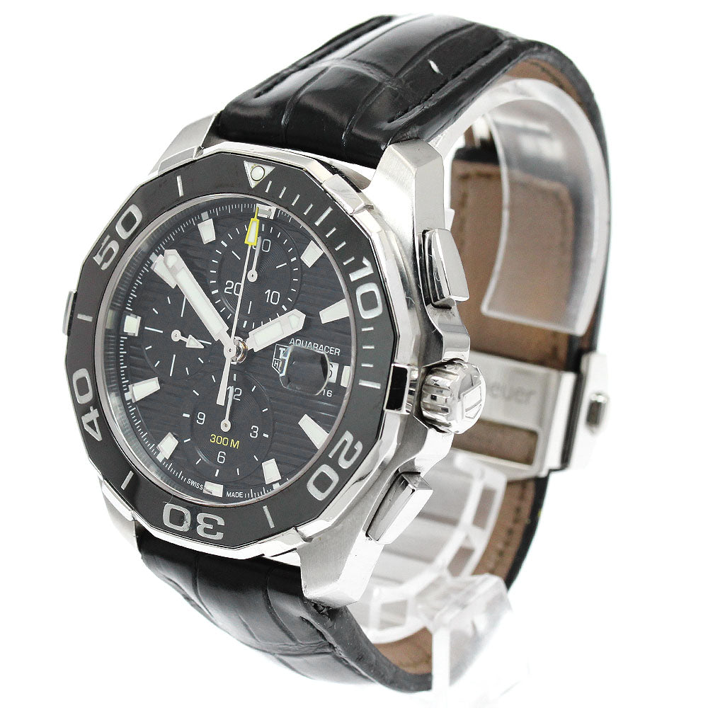 TAG HEUER Aquaracer caliber 16 CAY211A-0 Chronograph black Dial Automatic Men's Watch_947497