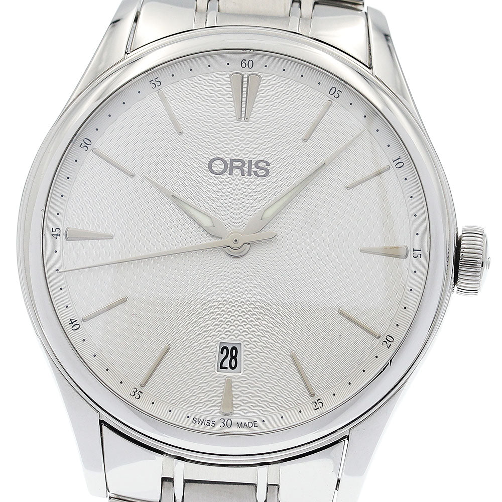 ORIS Artelier 01 733 7721 4051 Date Silver Dial Automatic Men's Watch_947502