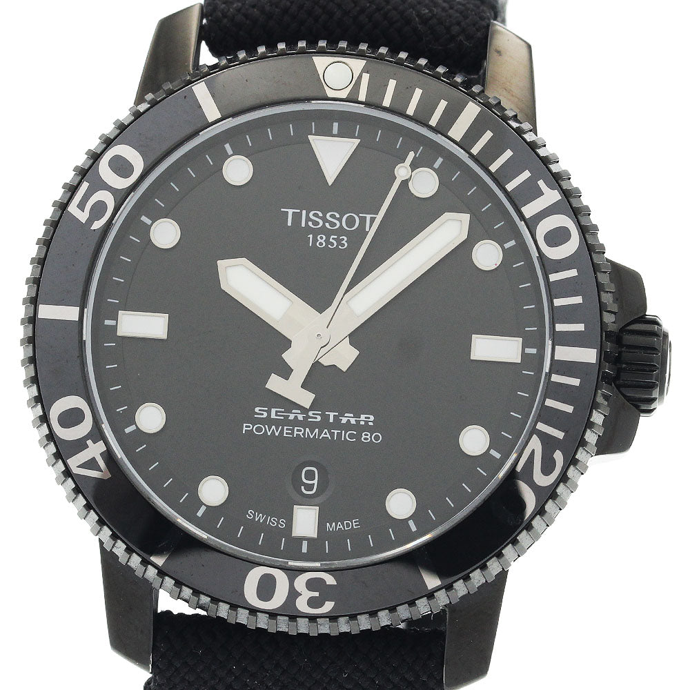 TISSOT Sea star 1000 T120.407.37.051.00 Date black Dial Automatic Men's_947508