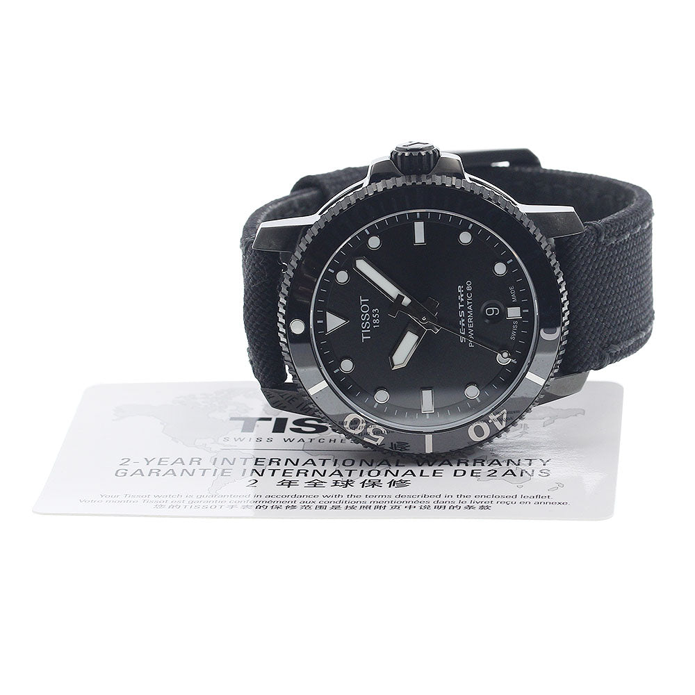 TISSOT Sea star 1000 T120.407.37.051.00 Date black Dial Automatic Men's_947508