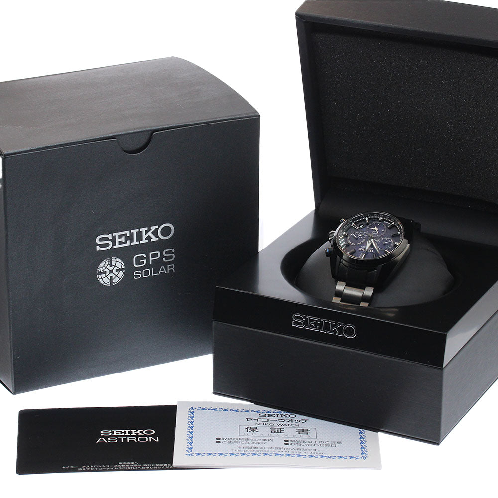 SEIKO Astron Nebula SBXC077/5X53-0BC0 GPS Solar Powered Radio Men's Watch_947521