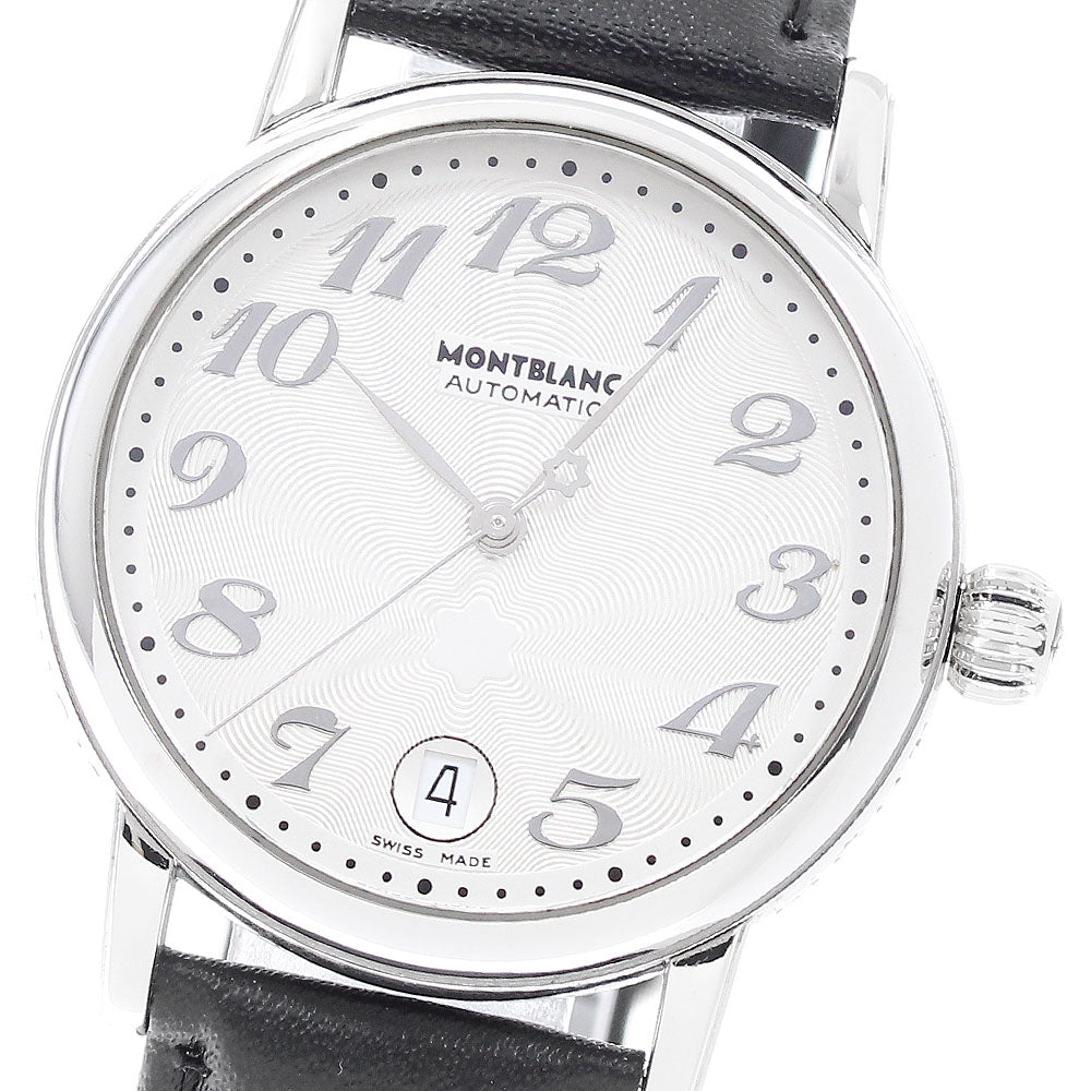 MONTBLANC Meisterstück 7019 Date Silver Dial Automatic Men's Watch_947522