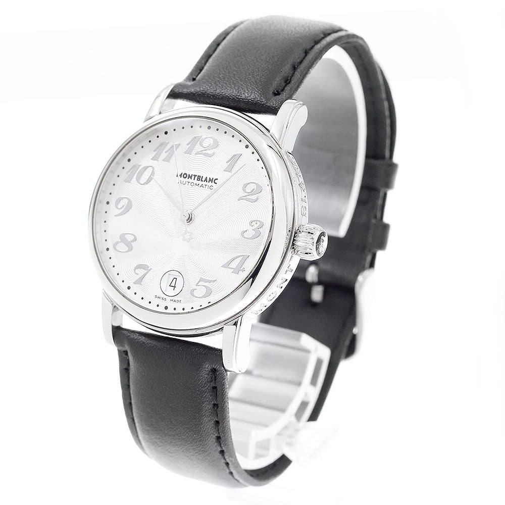MONTBLANC Meisterstück 7019 Date Silver Dial Automatic Men's Watch_947522
