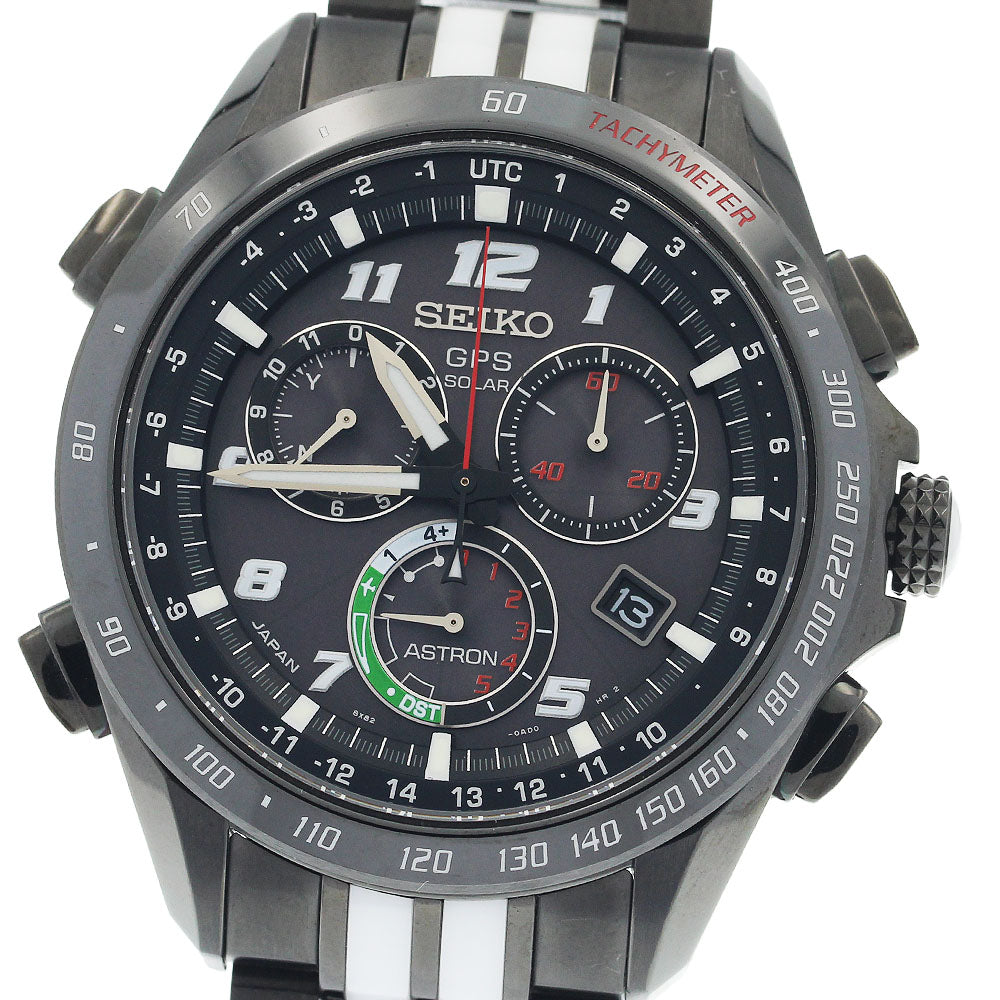 SEIKO Astron SBXB037/8X82-0AL0-1 Giugiaro design, limited edition of 5000 pieces. black Dial Solar Powered Radio Men's Watch_947530